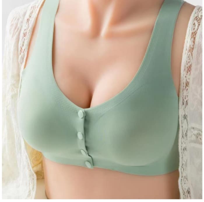 ナイトブラ マタニティ対応前開き授乳ブラジャー ノンワイヤー