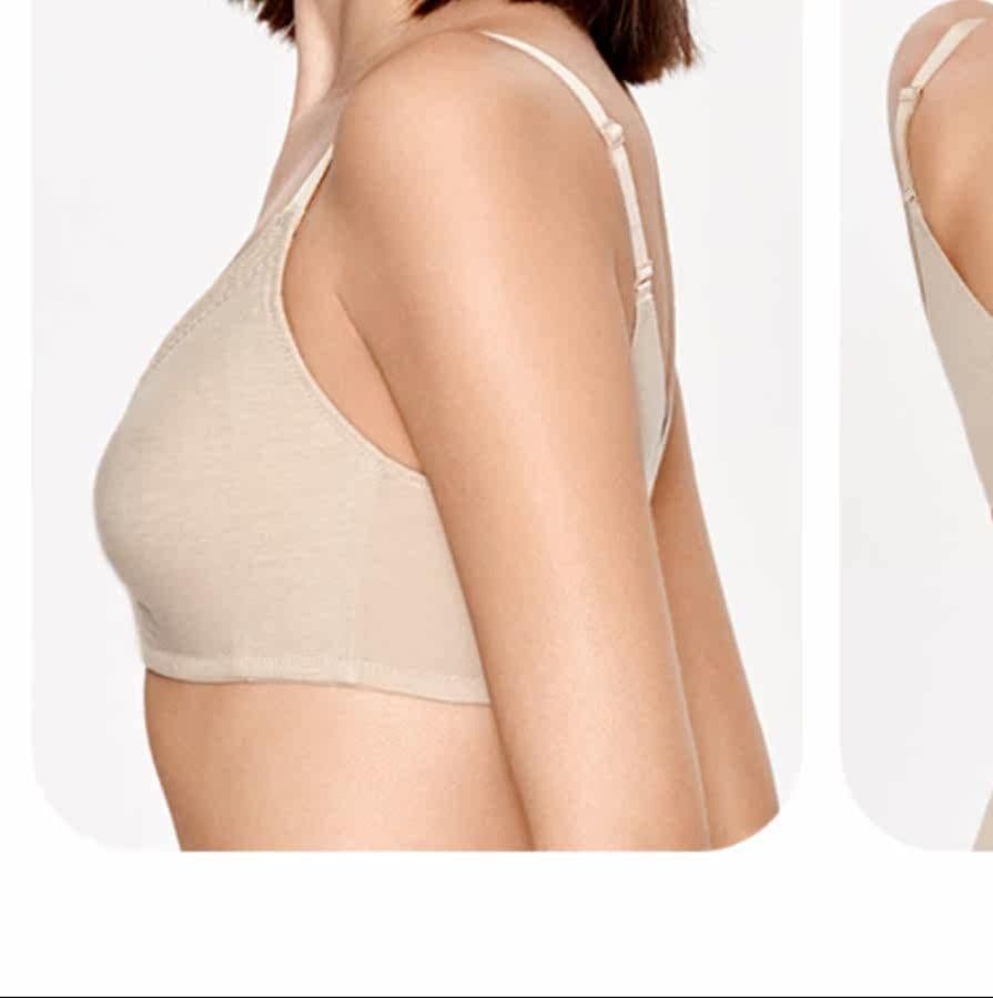 ナイトブラ レース付きフロントホック美胸ナイトブラ