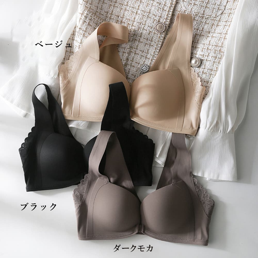 ナイトブラ フロントホックノンワイヤーブラ盛れる谷間メイク