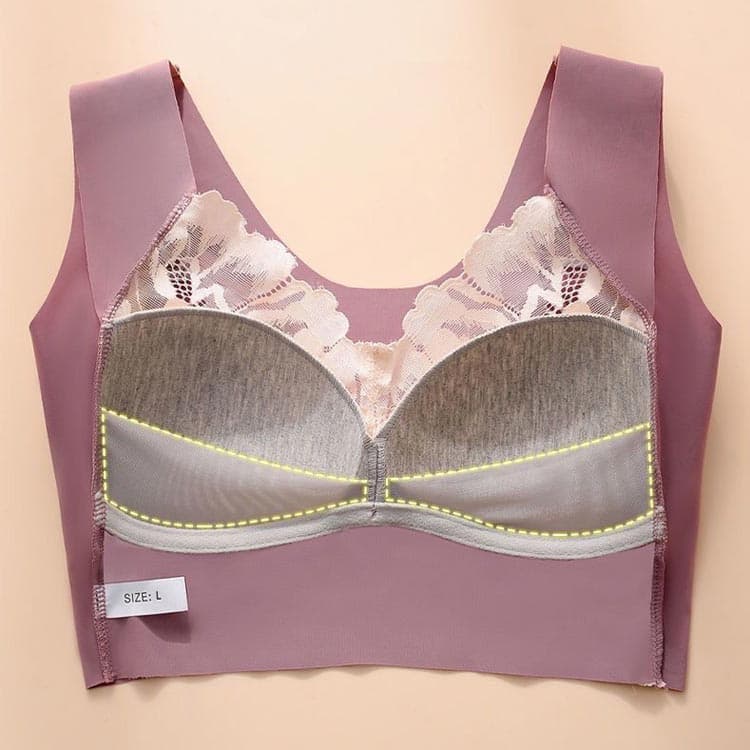 ナイトブラ 乳育ノンワイヤーブラジャー大きいサイズ対応