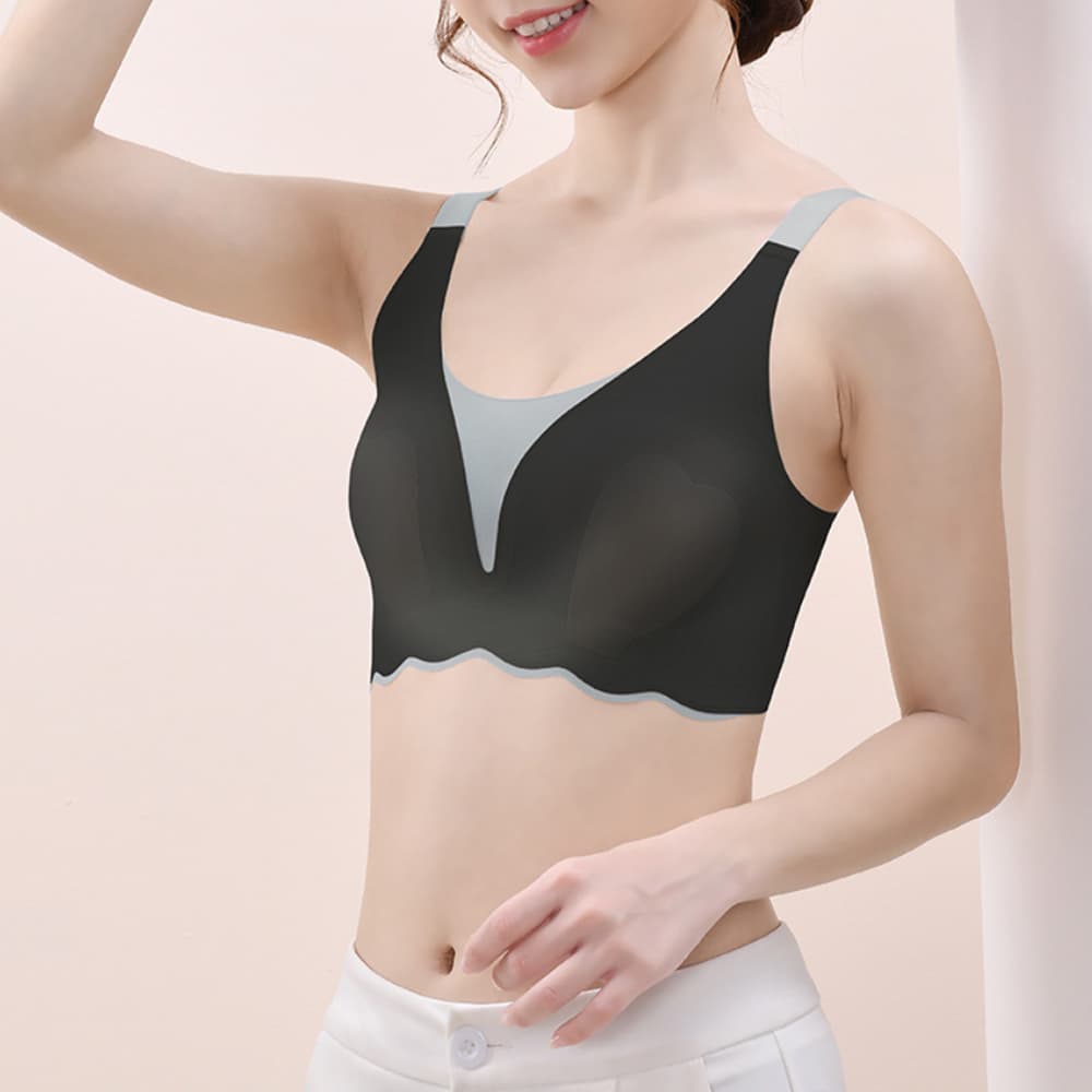 シームレスノンワイヤーブラ 極薄冷感ナイトブラ